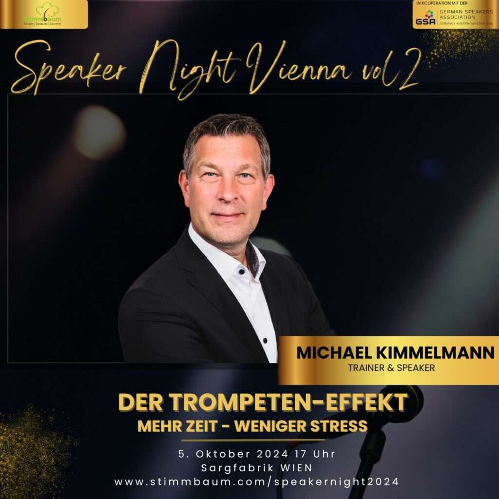 Michael Kimmelmann - Speakernight Vienna - Speaker 5.10.24