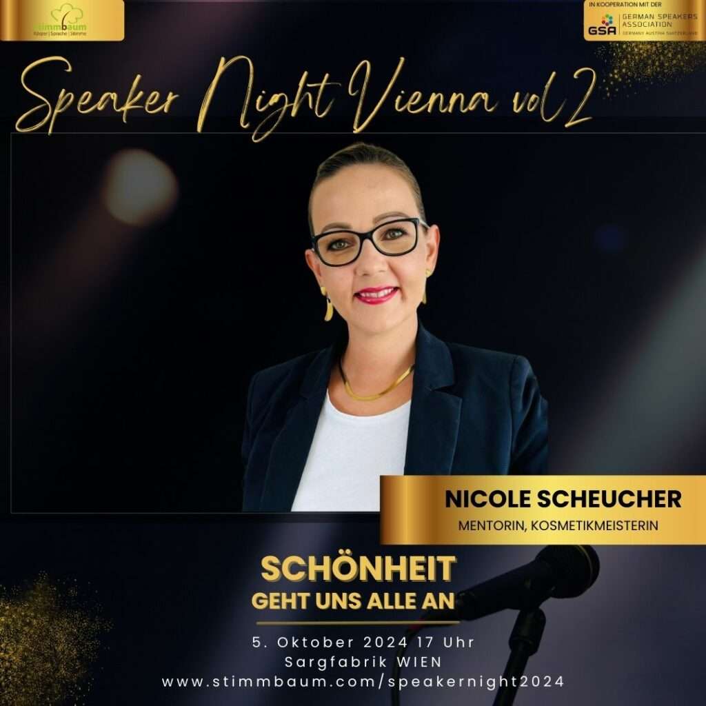 Speakerin Nicole Scheucher mit dem Thema Schönheit geht uns alle an