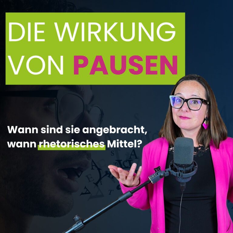 Wirkung von Pausen: Wann Pausen setzen, welche Bedeutung können Sie haben und wann sind sie rhetorisches Mittel?