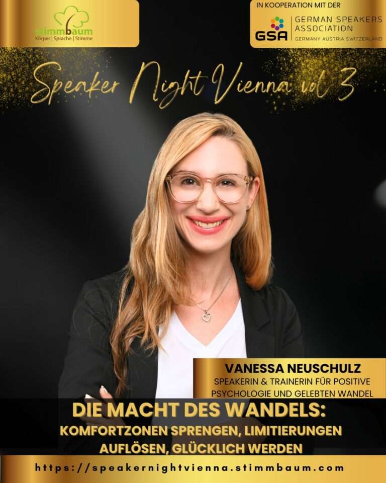 Speakerwettbewerb Speakernight Vienna Vol III; Speaker Vanessa Neuschulz