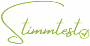 Stimmtest_Titelschrift