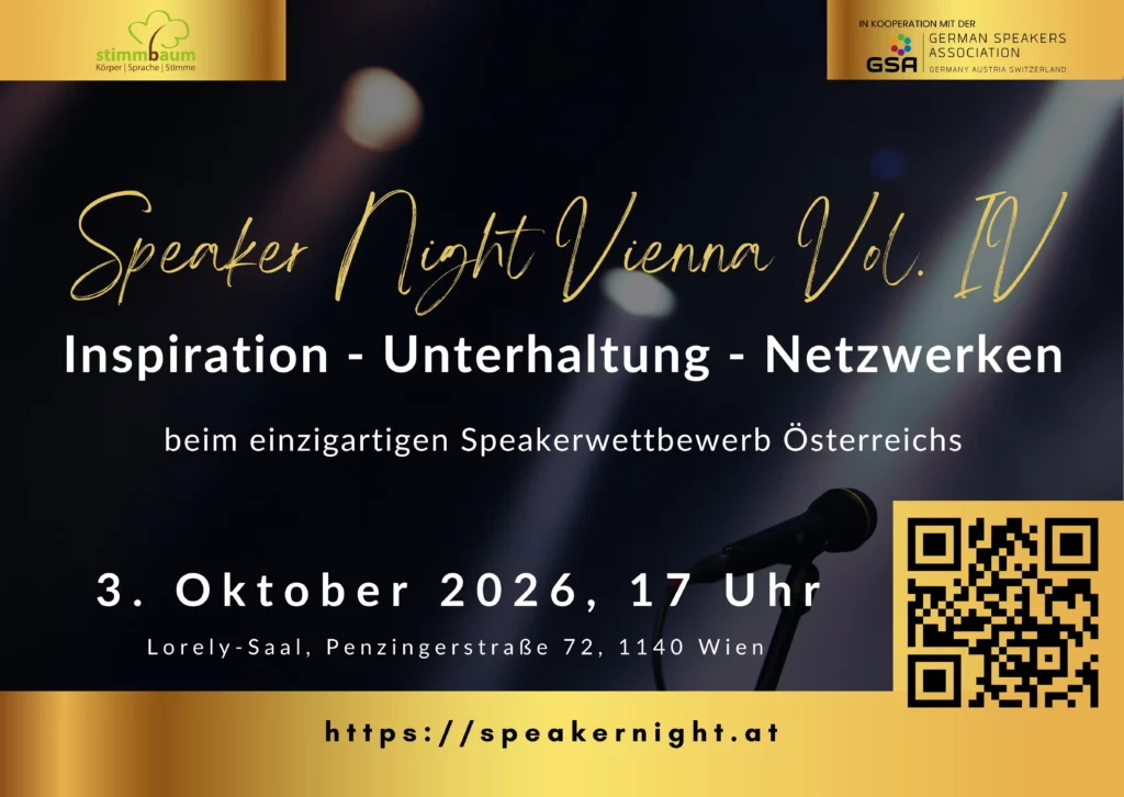 Grafik Speakernight Vienna 2026