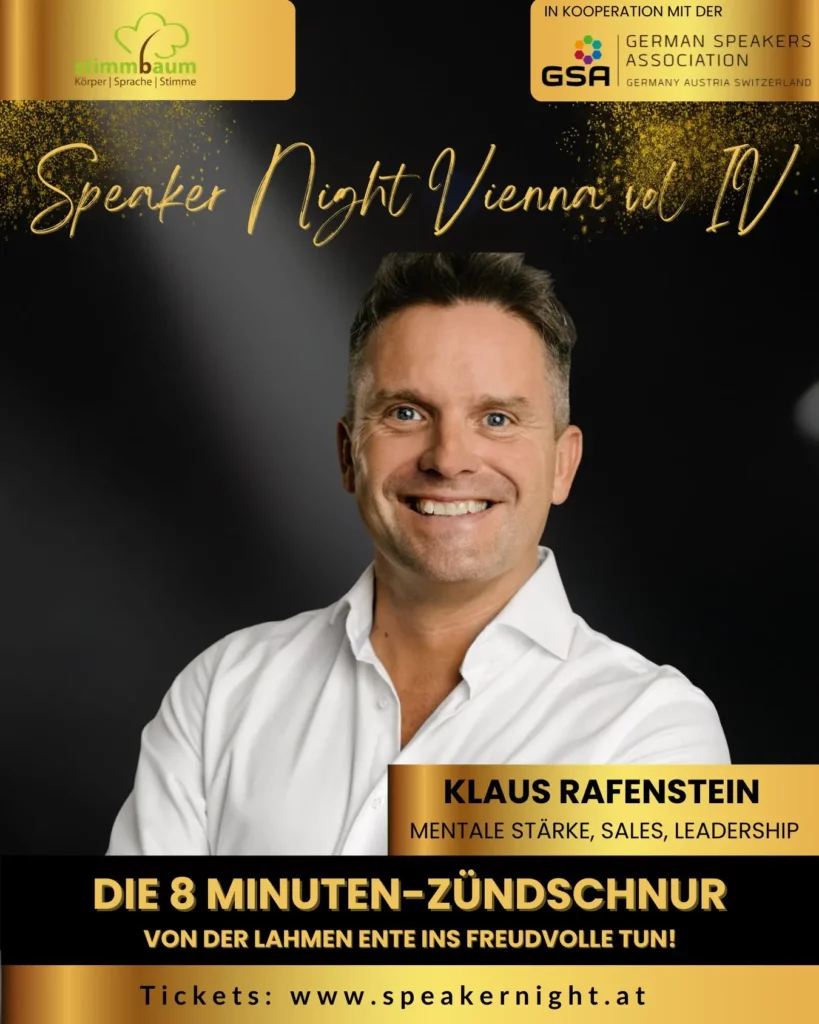 Klaus Rafenstein Speaker Wien Speakerwettbewerb