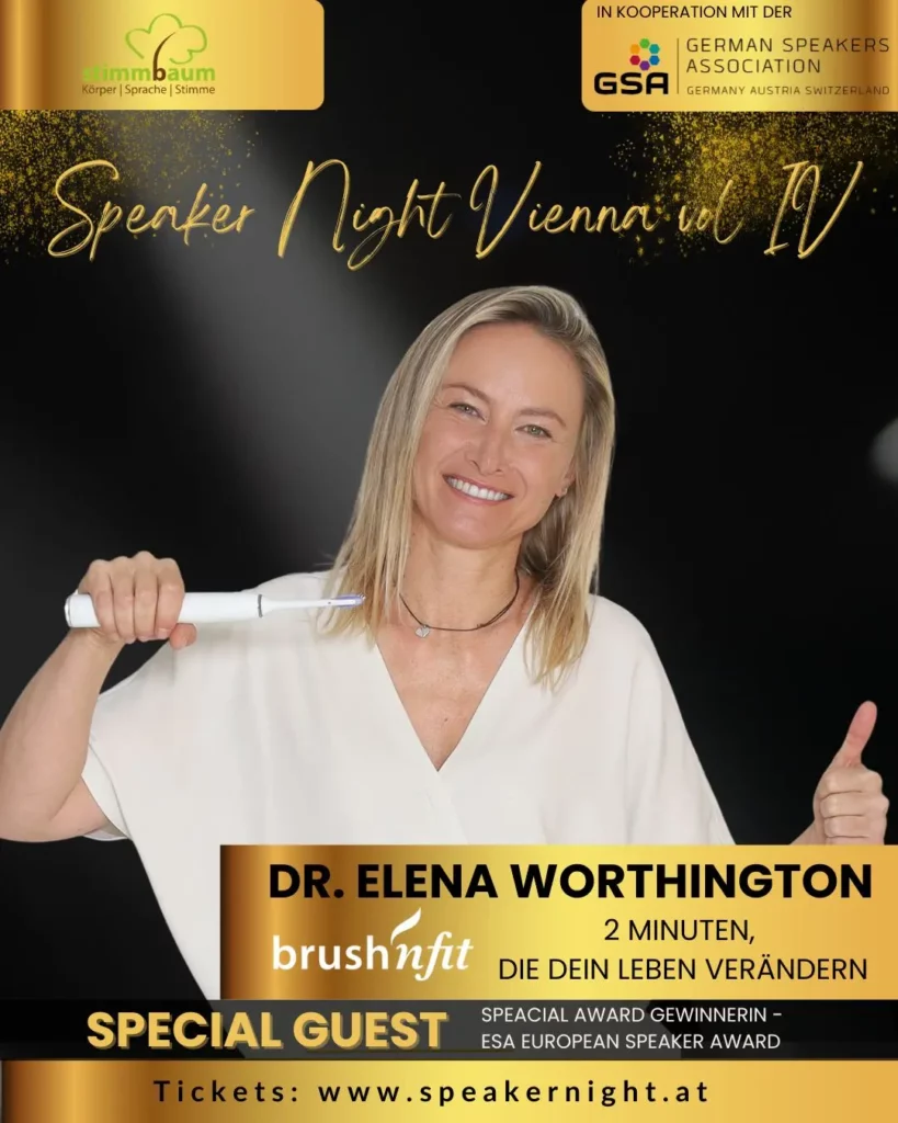 Speakernight Award Gewinnerin Dr Elena Worthington - Special Guest